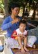 Thailand: Mother and child in one of Sukorn Island's Muslim settlements, Ko Sukorn, Trang Province