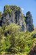 Thailand: Limestone cliffs at the northern end of Hat Yao, Trang Province